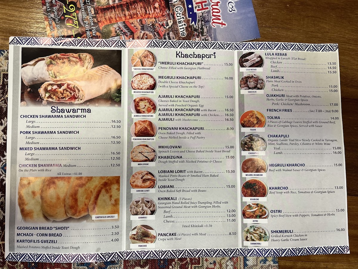 Georgian Shawarma House Menu - Image 6